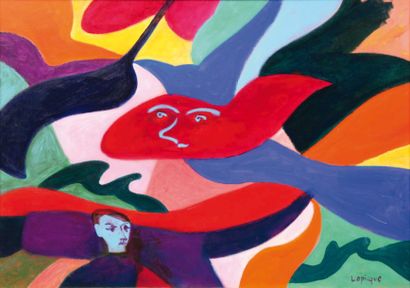 Charles LAPICQUE (1898-1988)
Radhamante Acrylique...