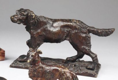 Ecole Française du XIXe siècle
Chien de chasse...