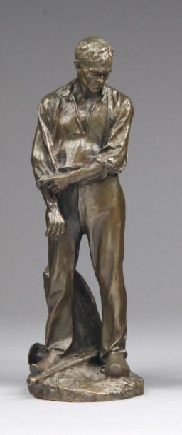 Aimé-Jules DALOU (1838-1902)
Paysan relevant...