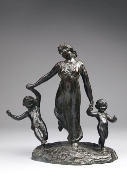 Eugène CANNEEL (1882-1966)
Baccante et deux...