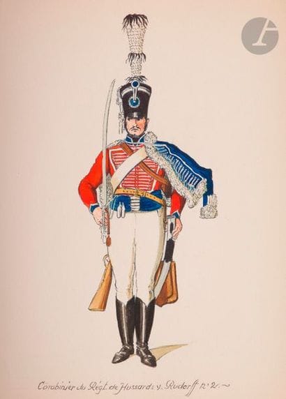 HENSCHELCostumes of the
 Prussian army in...