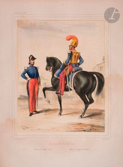JANET-LANGE Uniforms of the
 French Army...