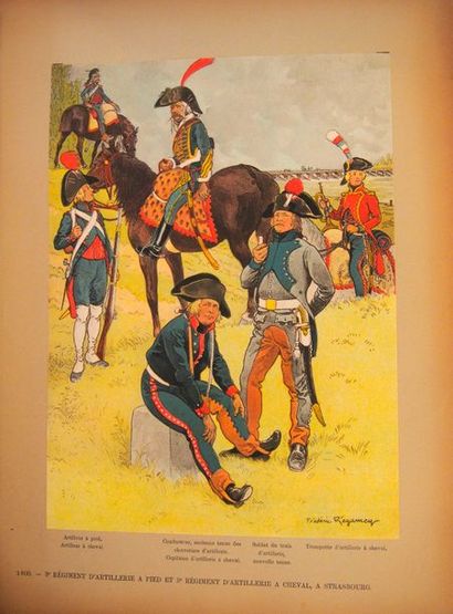 KIEFFER (Fritz
)The garrisons of Alsace in...