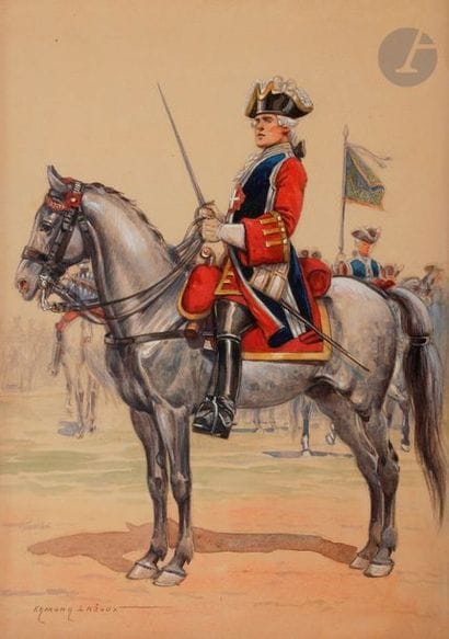 LAJOUX (Edmond)
Mousquetaire gris. Ancien...