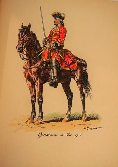 MONTERGON (Qty. of). The cavalry of the Maison...