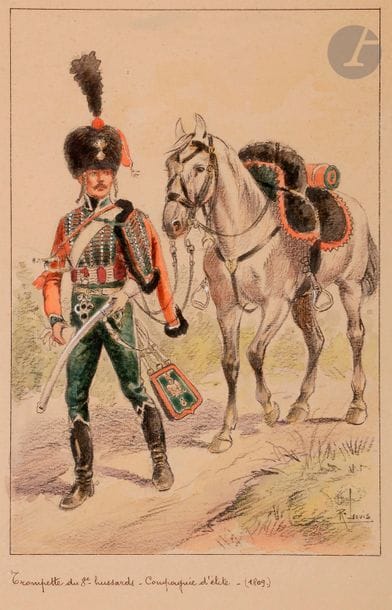 LOUIS (René)
- Trompette de Hussards volontaires...