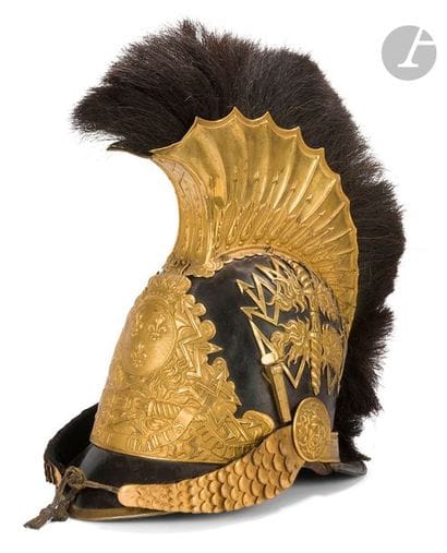 Gendarme helmet of the King's house model...