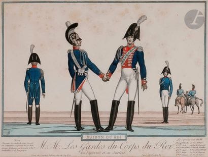 MARTINET (chez) 
MAISON DU ROI (1814)
- Gendarmes...