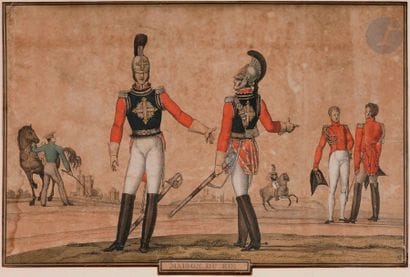 MARTINET (chez) 
MAISON DU ROI (1814)
- Gendarmes...