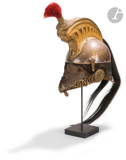 Cuirassier officer's helmet model 1845. 
Made...