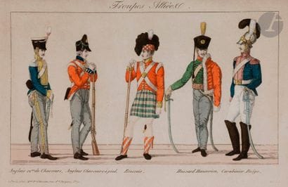 - MARTINET (chez) 
Troupes françaises. Paris,...