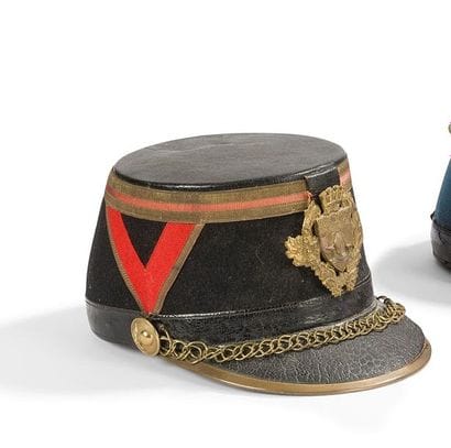 Shako model 1872 of the Republican Guard...