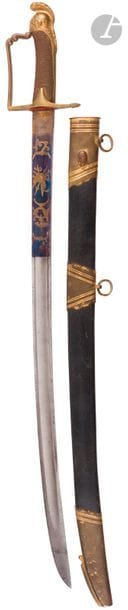 Horse hunter officer's sword.
 Fully filigree
...