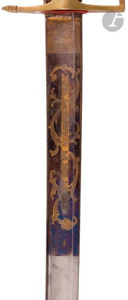 Horse hunter officer's sword.
 Fully filigree
...