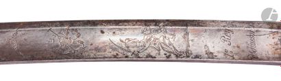 Sabre of the 1st Hussar Regiment.
 Wooden...