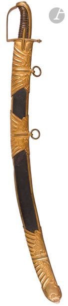 Hussar officer's sword.
 Handle covered with...