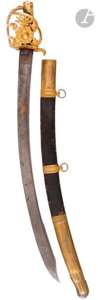 Senior officer's sword of large cavalry to...