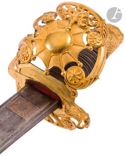 Senior officer's sword of large cavalry to...