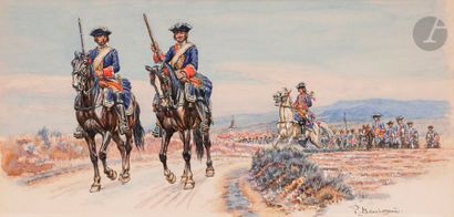BENIGNI (Pierre) 
Patrouilles de carabiniers....