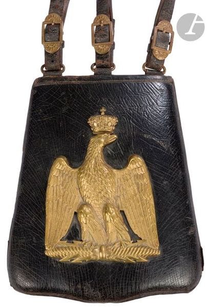 Sabretache of a hussar officer.
 In patent...