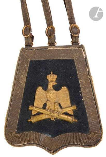 Sabretache of junior artillery officer of...