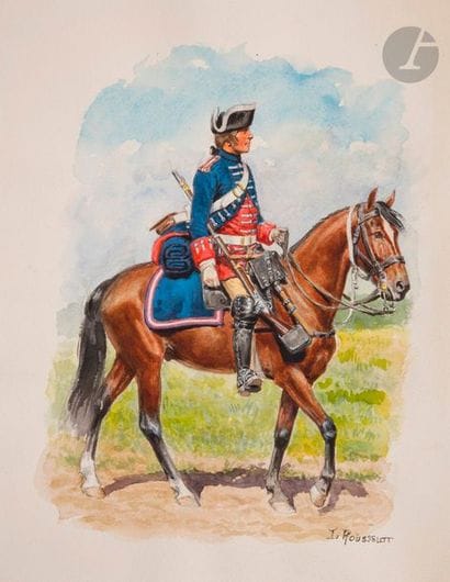 ROUSSELOT (Lucien) 
- Dragon. Régiment du...
