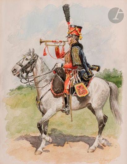 ROUSSELOT (Lucien)
Trompette 4e Hussard à...