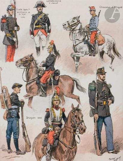 TOUSSAINT (Maurice)
Uniformes des régiments...
