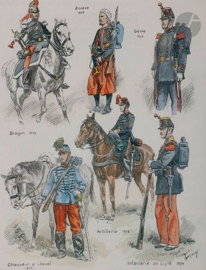TOUSSAINT (Maurice)
Uniformes des régiments...