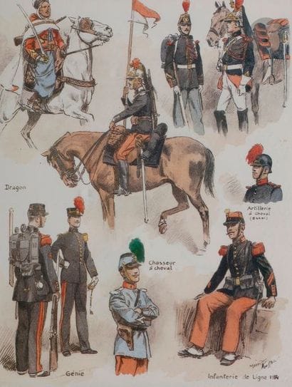 TOUSSAINT (Maurice)
Uniformes des régiments...