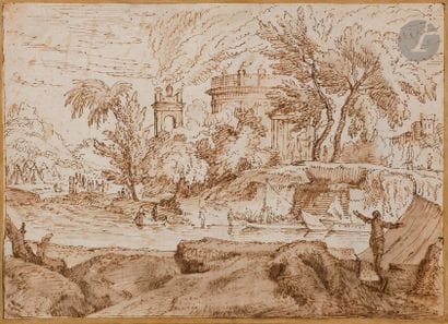École du NORD vers 1700
Paysage classique...