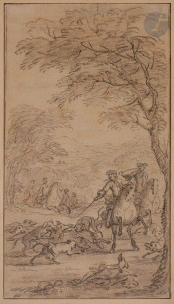 Attribué à Charles PARROCEL (1688-1752)
La...