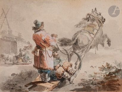 Atelier de Jean Baptiste LE PRINCE 
(1734-1781)
Le...