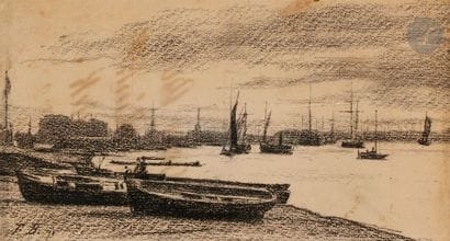 François BONVIN (1817-1887)
Marine, 1871
Pierre...