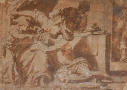 Attribué à Gerrit van HONTHORST (1590-1656)
Samson...