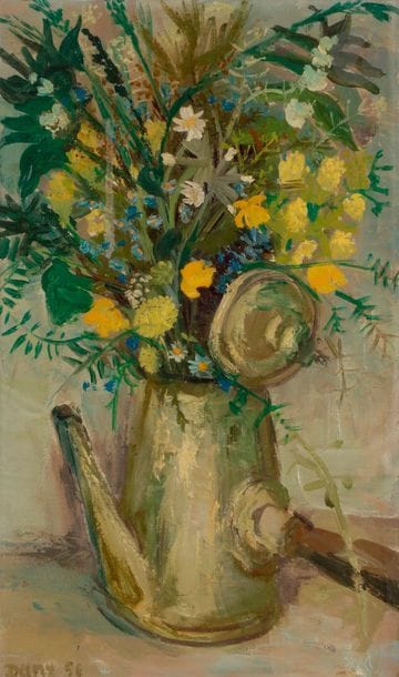 Dany LARTIGUE (1921-2017)
Cafetière fleurie,...