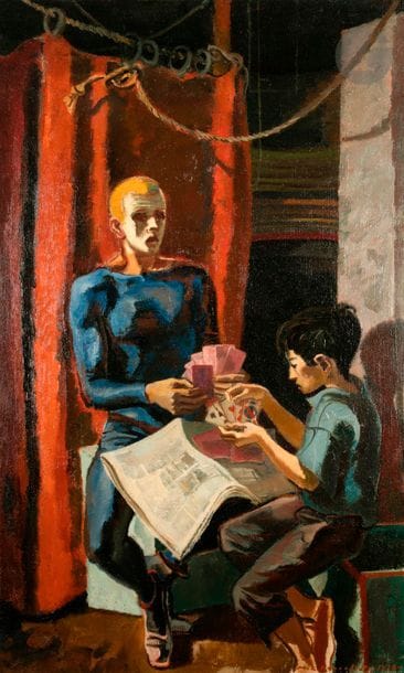 Maurice-Georges PONCELET (1897-1978)
Cirque,...