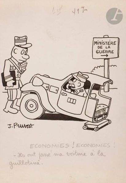 Jacques PRUVOST (1901-1984)
Economie ! Economie...
