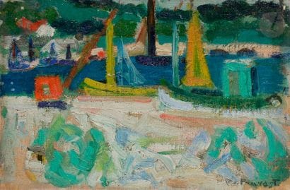 Pierre PRUVOST (1921-2008)
Le Port de Concarneau,...