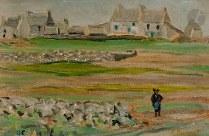 Pierre PRUVOST (1921-2008)
Ouessant, 1949
Huile...