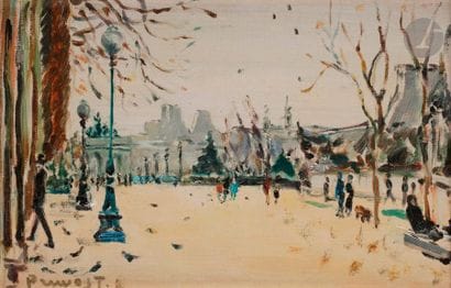 Pierre PRUVOST (1921-2008)
Paris, le jardin...