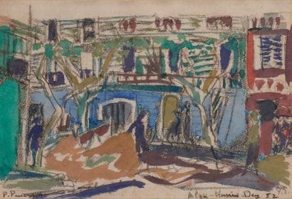 Pierre PRUVOST (1921-2008)
Alger, 1952
Gouache...