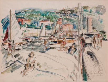 Pierre PRUVOST (1921-2008)
Cap d’Antibes,...