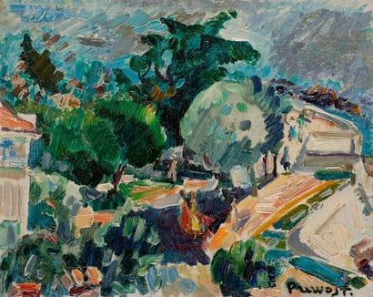 Pierre PRUVOST (1921-2008)
Antibes, square...