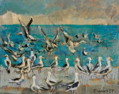 Pierre PRUVOST (1921-2008)
Les Mouettes
Huile...