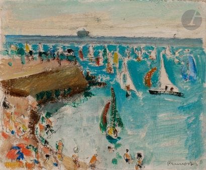 Pierre PRUVOST (1921-2008)
Antibes, les régates
Huile...