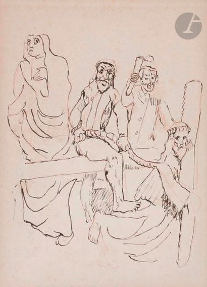 Max JACOB (1876-1944)
Jésus tombe pour la...