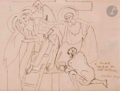 Max JACOB (1876-1944)
La Descente de croix
Encre...