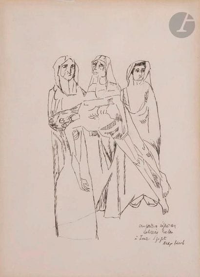 Max JACOB (1876-1944)
Composition d'après...
