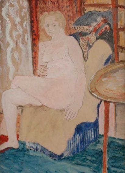 Max JACOB (1876-1944)
Le Repos du modèle,...